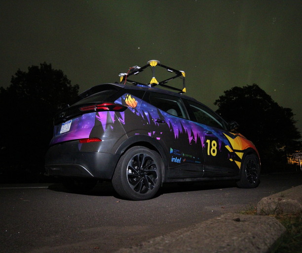 AutoDrive Bolt Under Northern Lights